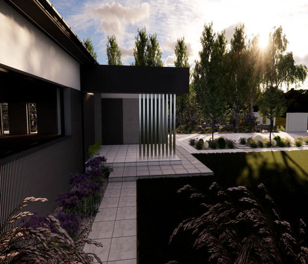 Realizacja dużego ogrodu